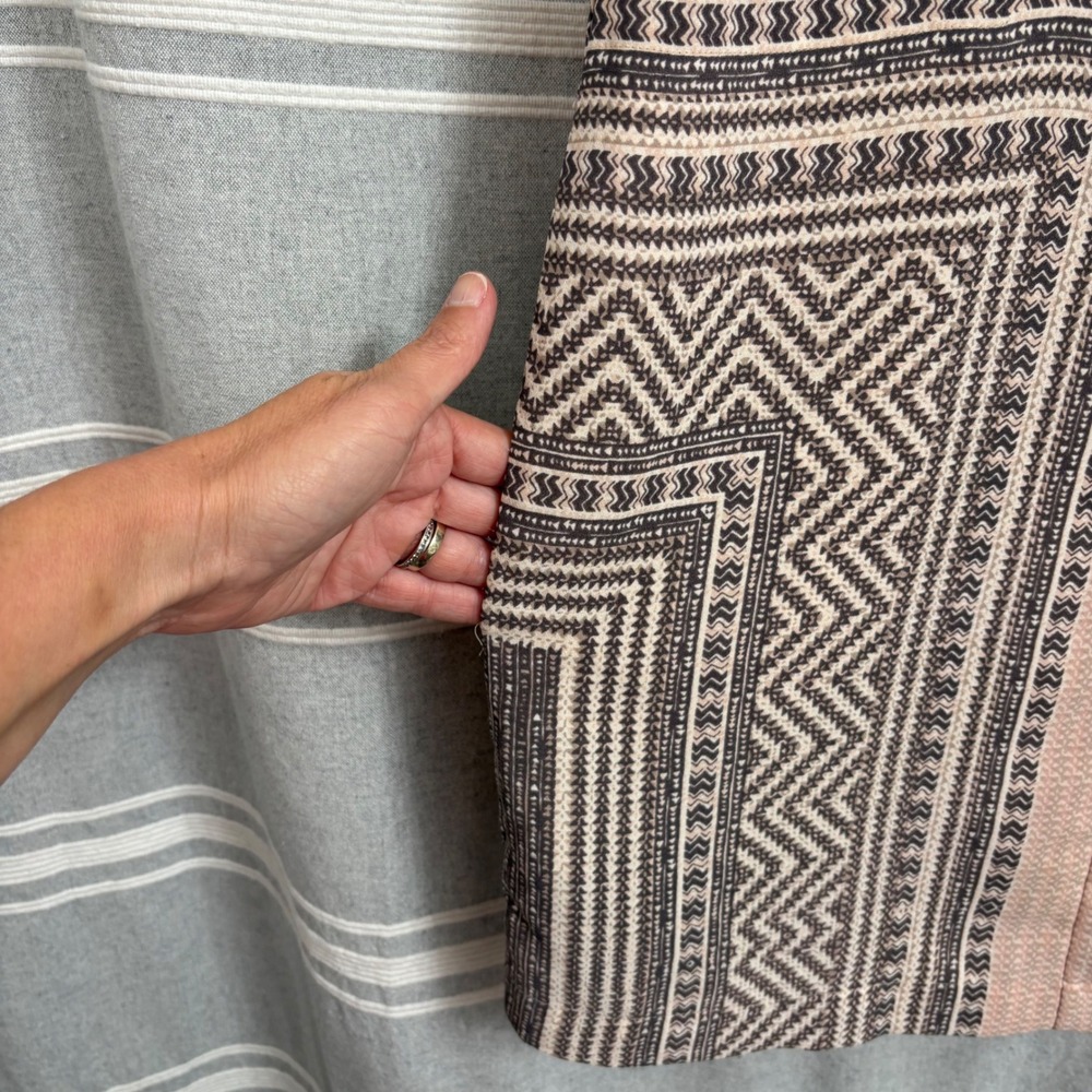 BCBGMaxAzria Geometric Harlan Shift Dress Size XS Boho Mini Resort Tribal Aztec - Picture 7 of 11